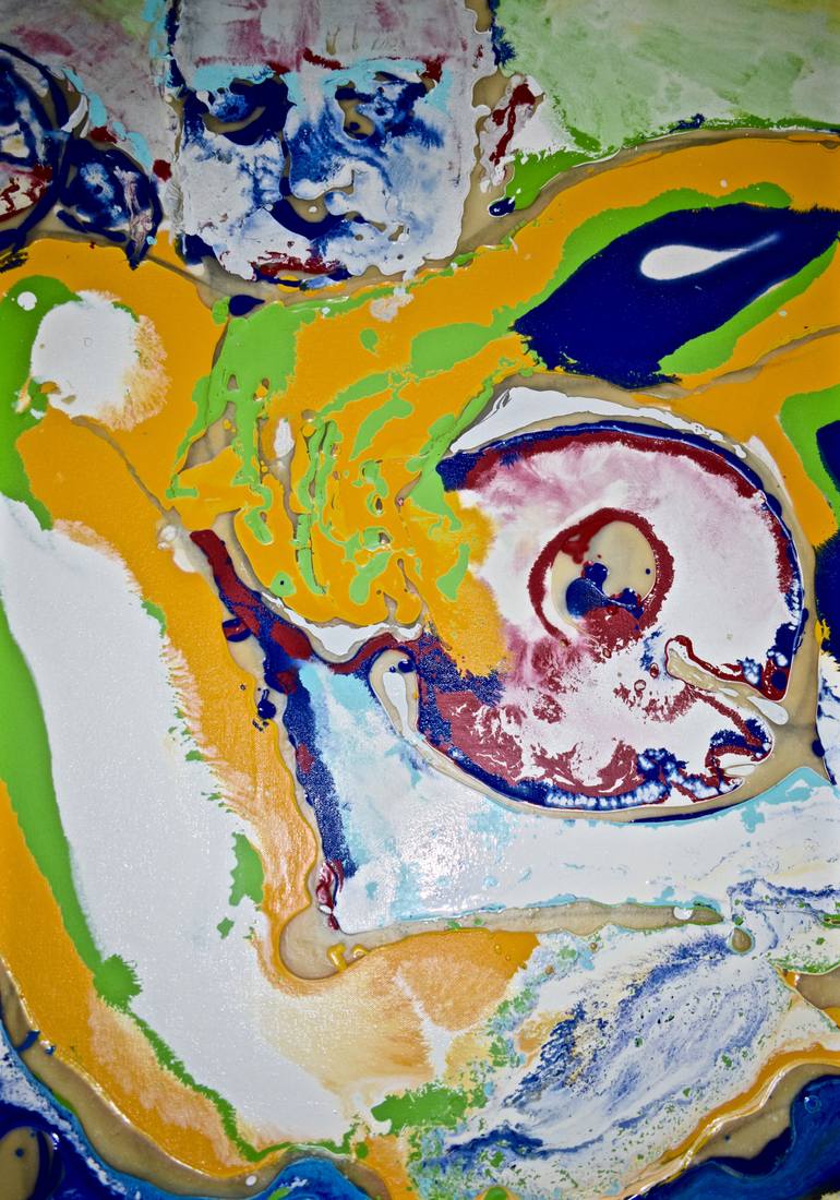 Original Abstract People Painting by Stephen Epstein