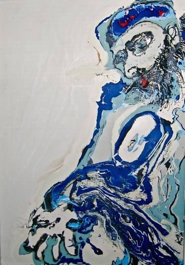 Original Abstract Portrait Paintings by Stephen Epstein