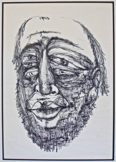 Original Figurative Portrait Drawings by Stephen Epstein