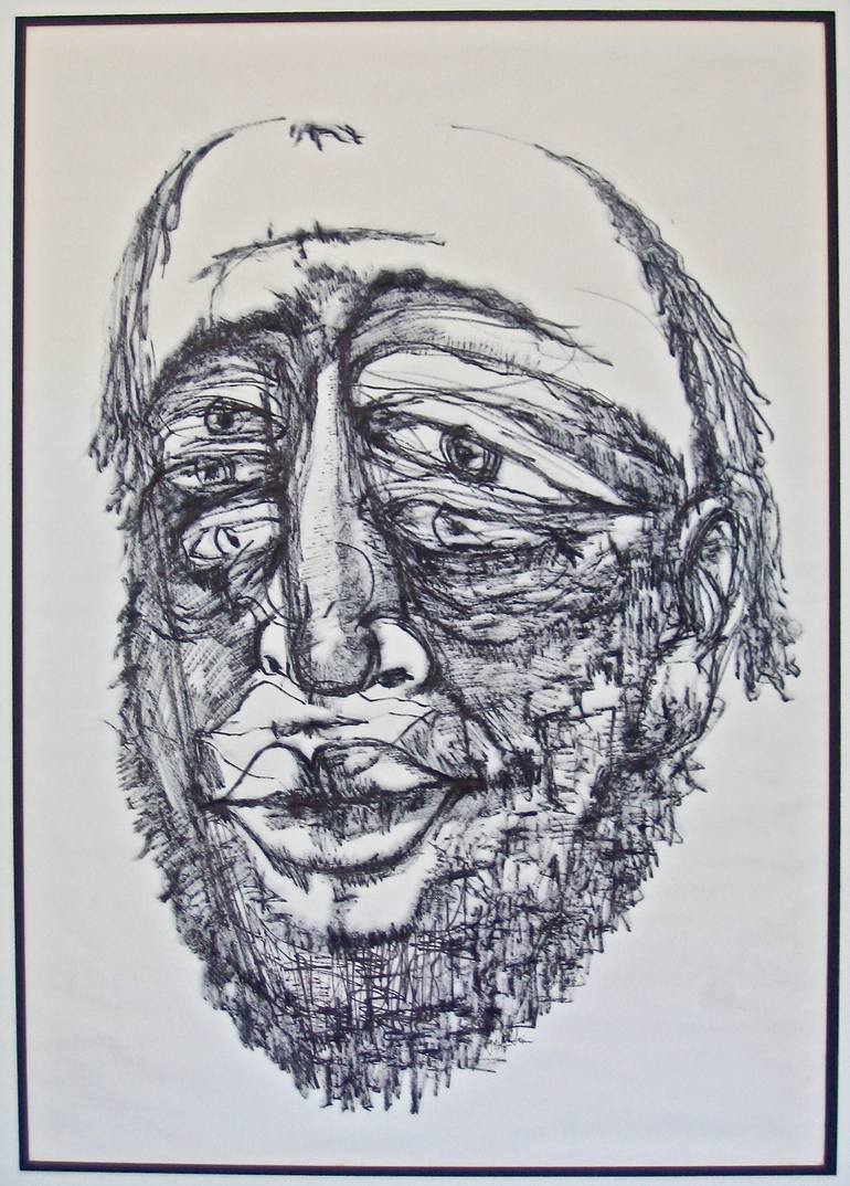 Multiple Faces Drawing by Stephen Epstein Saatchi Art