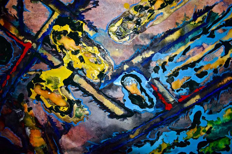 Original Expressionism Abstract Painting by Stephen Epstein