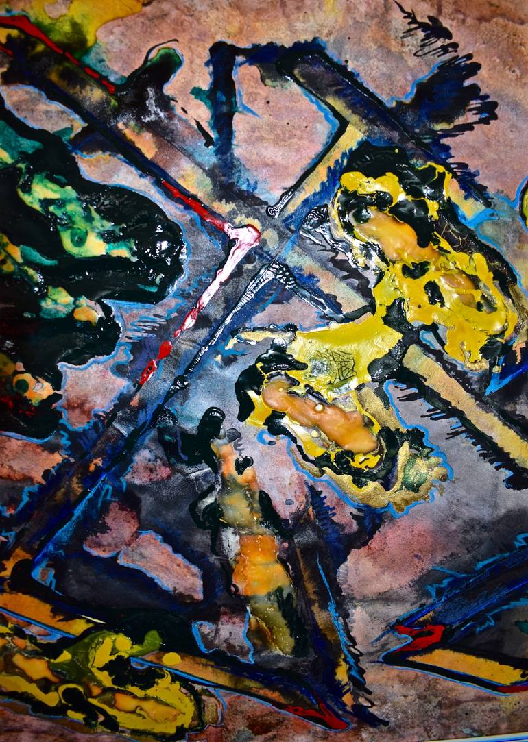 Original Expressionism Abstract Painting by Stephen Epstein