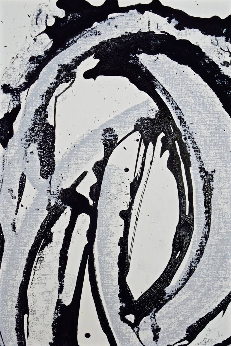 Original Abstract Body Drawing by Stephen Epstein
