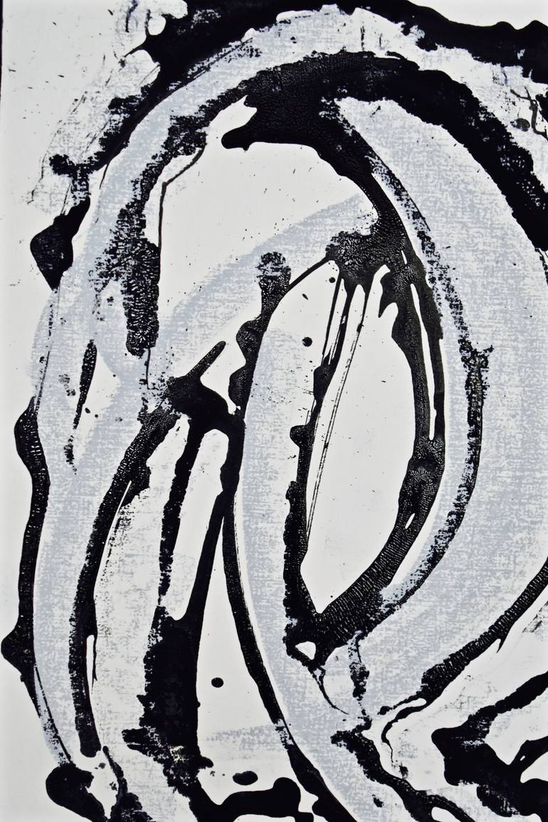 Original Abstract Body Drawing by Stephen Epstein