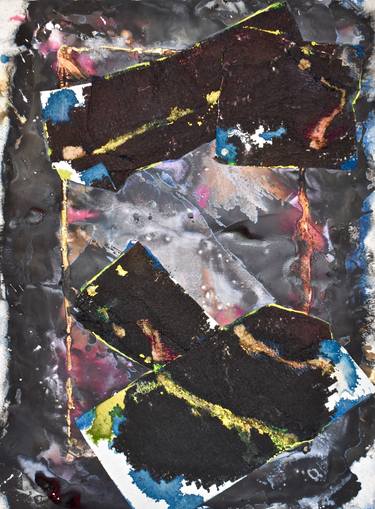 Original Abstract Outer Space Paintings by Stephen Epstein