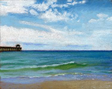 Print of Fine Art Beach Paintings by Charles Pompilius