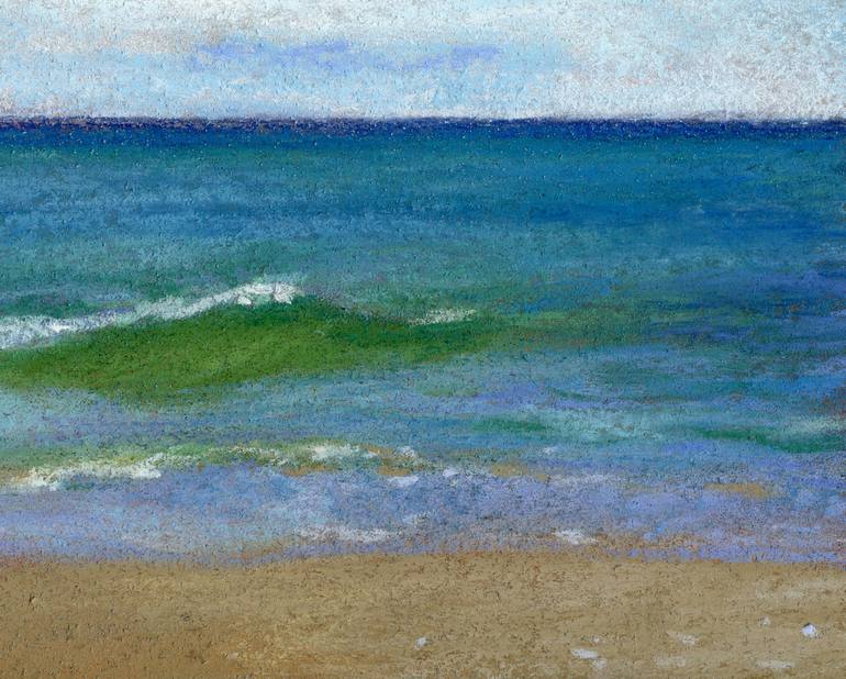 Original Fine Art Beach Painting by Charles Pompilius