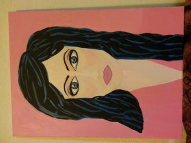 Original Abstract Expressionism People Painting by Flori Ciobanu