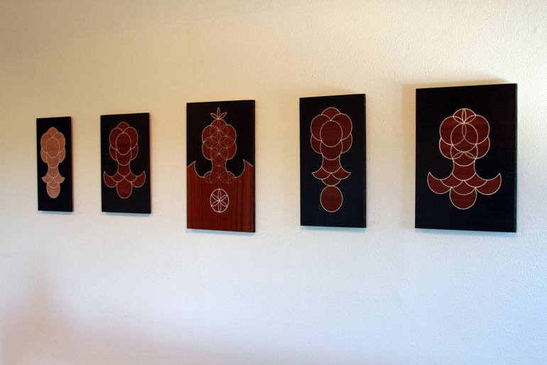 Original Conceptual Geometric Painting by Parker Detchon