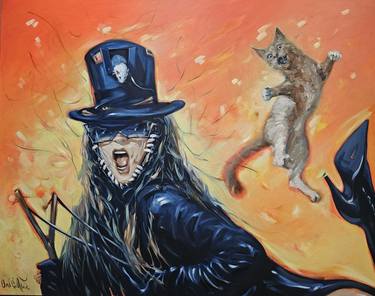 Original Pop Art Cats Paintings by Vadim Kovalev