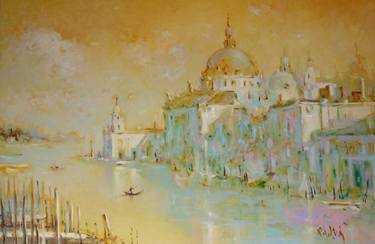 Original Impressionism Architecture Paintings by Vadim Kovalev