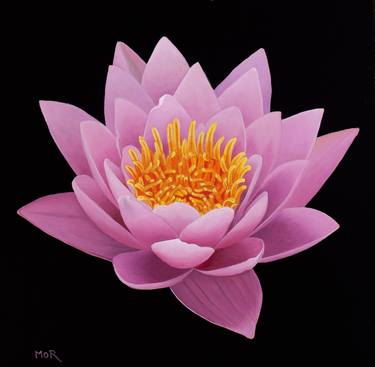 Original Fine Art Floral Paintings by Dietrich Moravec