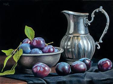 Original Still Life Paintings by Dietrich Moravec