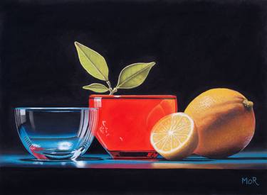 Original Fine Art Still Life Paintings by Dietrich Moravec