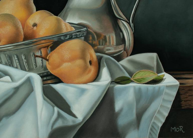 Original Photorealism Still Life Painting by Dietrich Moravec