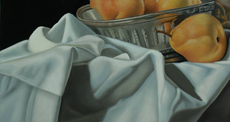 Original Photorealism Still Life Painting by Dietrich Moravec