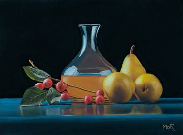 Original Photorealism Still Life Paintings by Dietrich Moravec