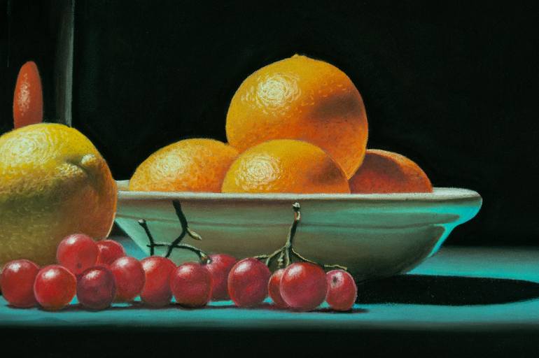 Original Photorealism Still Life Painting by Dietrich Moravec