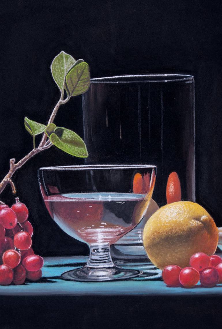 Original Photorealism Still Life Painting by Dietrich Moravec