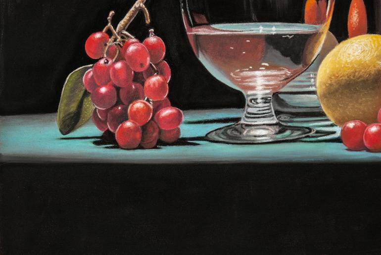 Original Photorealism Still Life Painting by Dietrich Moravec