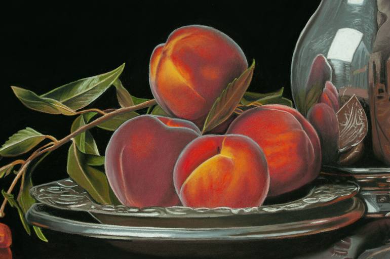 Original Photorealism Still Life Painting by Dietrich Moravec