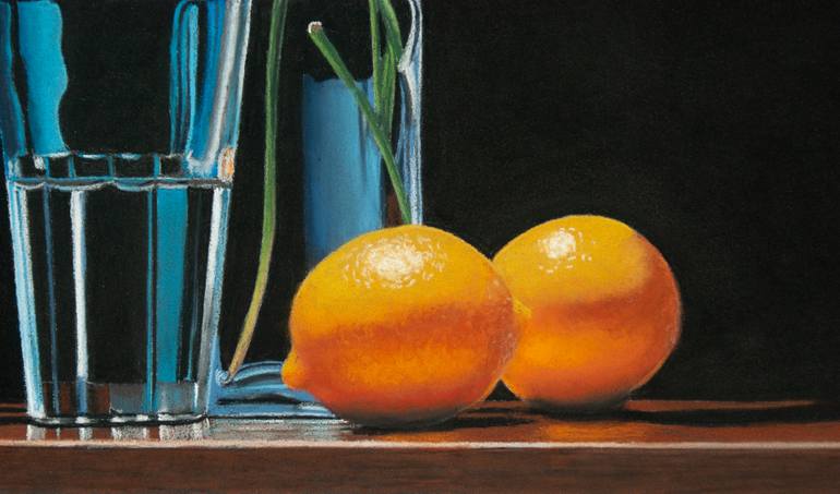 Original Photorealism Still Life Painting by Dietrich Moravec
