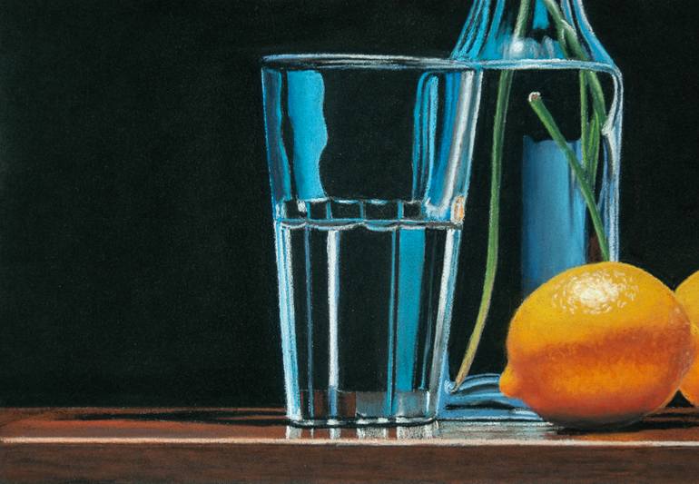 Original Photorealism Still Life Painting by Dietrich Moravec