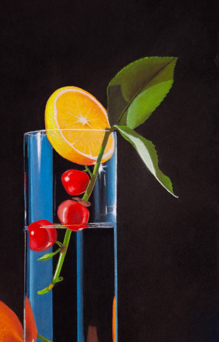 Original Photorealism Still Life Painting by Dietrich Moravec