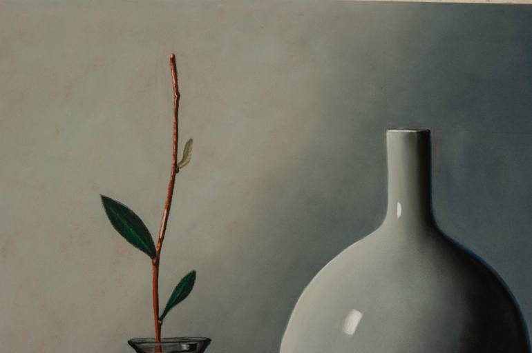 Original Photorealism Still Life Painting by Dietrich Moravec