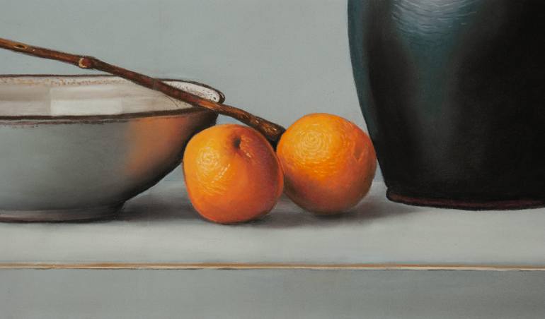 Original Photorealism Still Life Painting by Dietrich Moravec