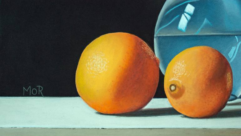 Original Photorealism Still Life Painting by Dietrich Moravec