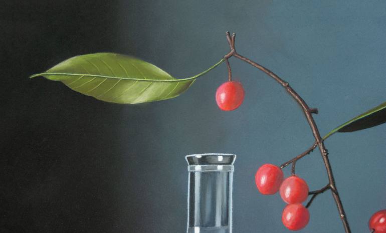 Original Photorealism Still Life Painting by Dietrich Moravec