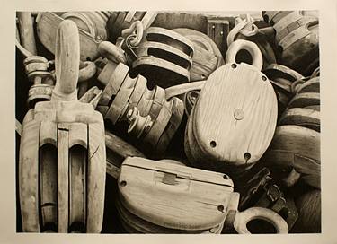 Original Realism Still Life Drawings by Dietrich Moravec