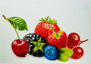 Print of Photorealism Still Life Paintings by Dietrich Moravec