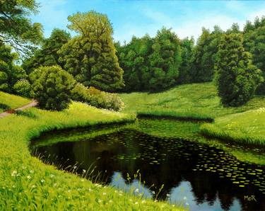 Print of Photorealism Landscape Paintings by Dietrich Moravec