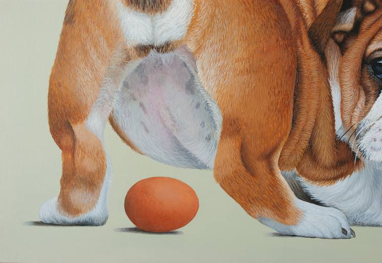 Original Photorealism Animal Painting by Dietrich Moravec