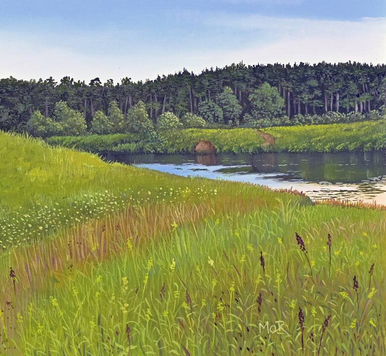 Original Landscape Painting by Dietrich Moravec