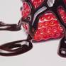 Strawberry and chocolate - what a sensational combination.

Colored pencils on Strathmore Bristol paper.