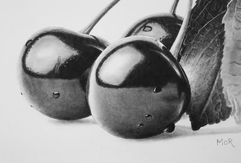 Original Photorealism Still Life Drawing by Dietrich Moravec