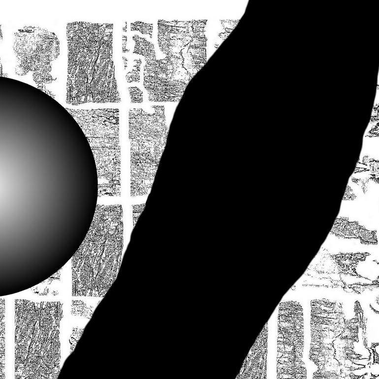Original Contemporary Outer Space Digital by Françoise Zia