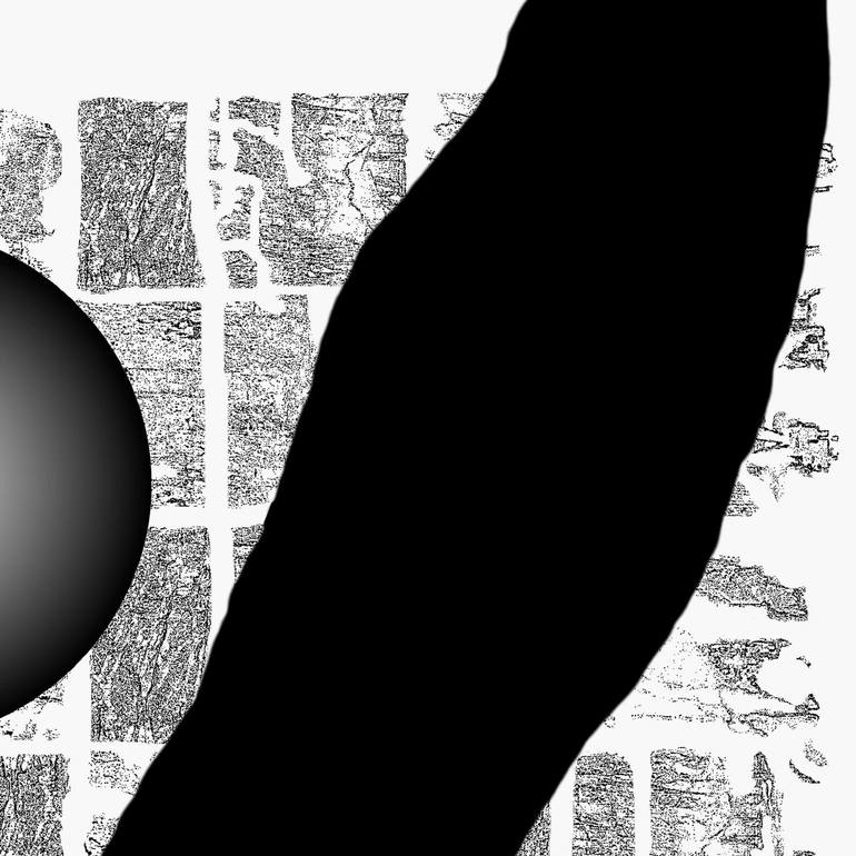 Original Contemporary Outer Space Digital by Françoise Zia