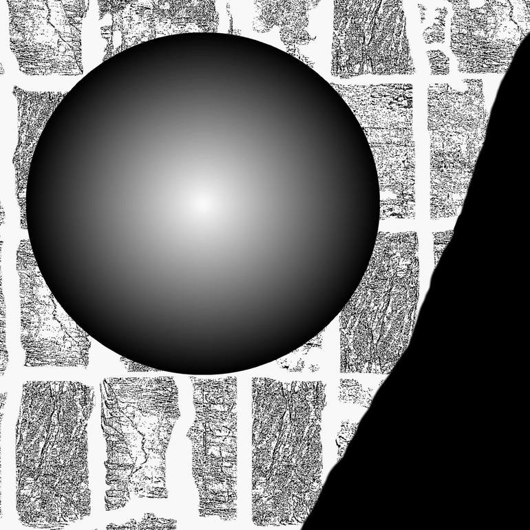 Original Contemporary Outer Space Digital by Françoise Zia