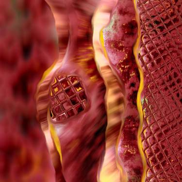 Print of Abstract Outer Space Digital by Françoise Zia