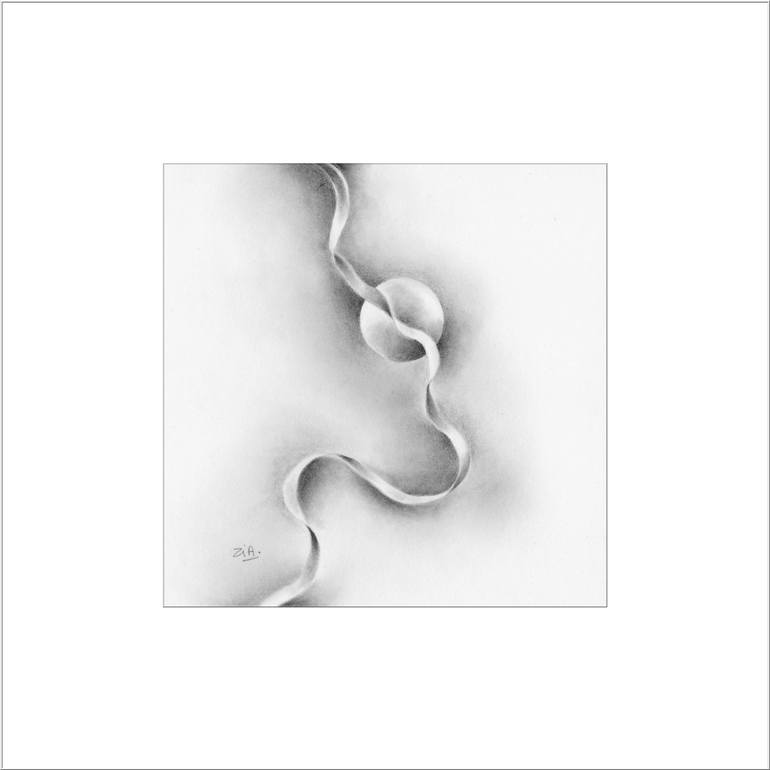 Original Modern Abstract Drawing by Françoise Zia