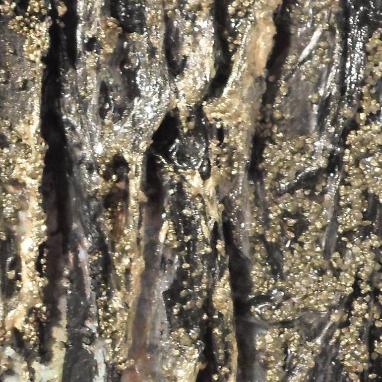 Original Abstract Outer Space Painting by Françoise Zia