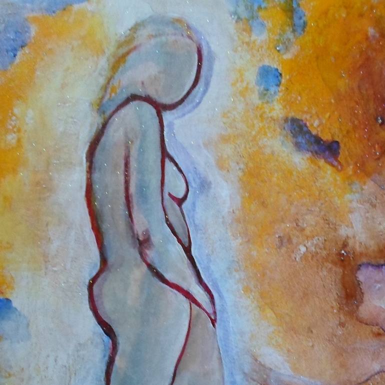 Original Figurative Nude Painting by Françoise Zia