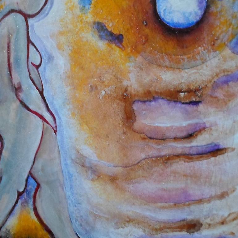 Original Figurative Nude Painting by Françoise Zia