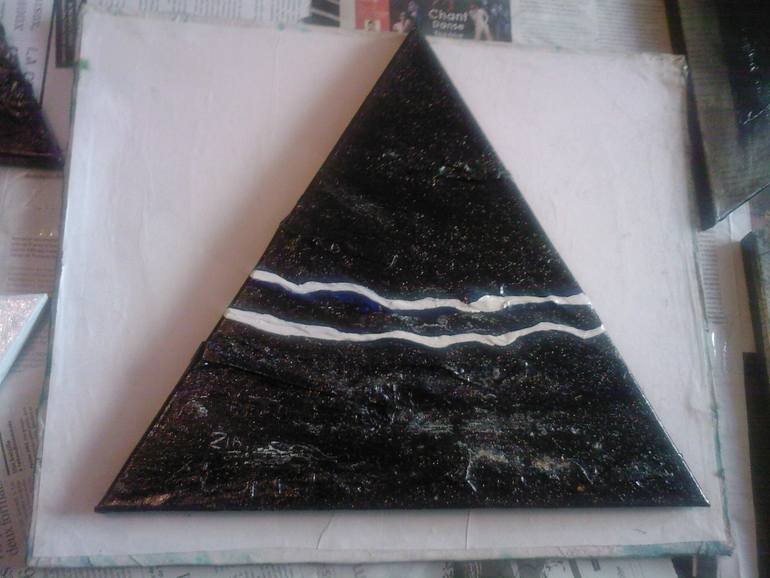 Original Abstract Time Painting by Françoise Zia