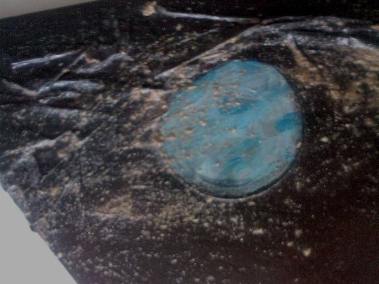 Original Abstract Time Painting by Françoise Zia