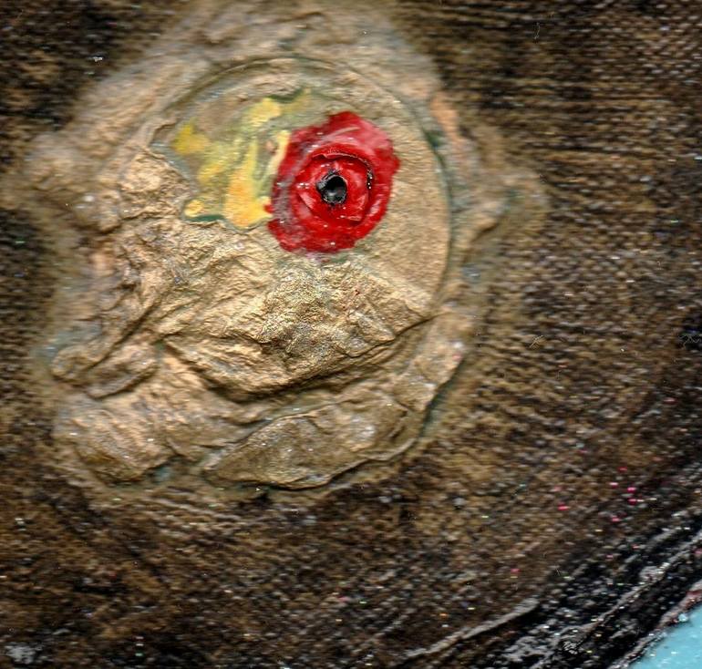 Original Abstract Time Painting by Françoise Zia